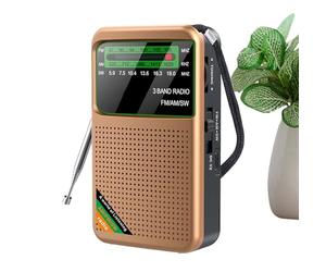 Radios Portátiles Am/FM - Radio Am FM Portátil con Sintonización Automática,Todas Las Bandas, Jack para Auriculares, Accesorio para Camping y Equipo de Supervivencia para Tormentas, Tornados y