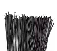 Radios rectos de 14 G en acero inoxidable T302, paquete de 4 para mejorar el rendimiento de ciclismo en bicicletas de montaña y carretera (ala de 270 mm 20)