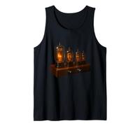 Radios Retro de Tubos de vacío Brillantes Camiseta sin Mangas