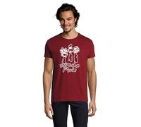 RadioStream Camiseta Depeche Mode, Pop Electrónico, música,Concierto,Bandas, Grupos L (FR/ES, Letras, L, Regular, Regular, Rojo Chili)