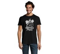 RadioStream Camiseta Depeche Mode, Pop Electrónico, música,Concierto,Bandas, Grupos L (FR/ES, Letras, S, Regular, Regular, 1 Negro)