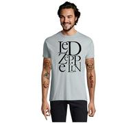 RadioStream Camiseta Led Zeppelin (M, Azul Cielo)