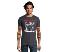 RadioStream Camiseta Radiohead Música Rock Grupo Concierto (FR/ES, Letras, XXL, Regular, Regular, Gris)