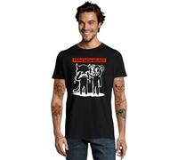RadioStream Camiseta Radiohead Música Rock Grupo Concierto (FR/ES, Letras, XXL, Regular, Regular, Negro)