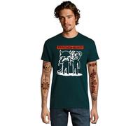 RadioStream Camiseta Radiohead Música Rock Grupo Concierto (FR/ES, Letras, XXL, Regular, Regular, Verde Petróleo)