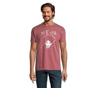 RadioStream Camiseta The Cure, Grupo (M, Rosa Antiguo)