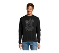 RadioStream Sudadera Depeche Mode (M, 1 Negro Logo Gris)