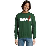 RadioStream Sudadera Estilo Musical David-Bowie, Ropa Casual, Diseño Musical, para Fans del Rock (FR/ES, Letras, XXL, Regular, Regular, Verde)