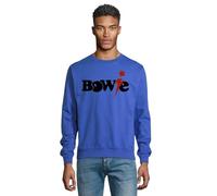 RadioStream Sudadera Estilo Musical David-Bowie, Ropa Casual, Diseño Musical, para Fans del Rock (FR/ES, Letras, XXL, Regular, Regular, Azul Royal)