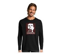 RadioStream Sudadera Joy Division Ian Curtis, Post Punk (L, 1 Negro)