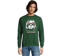 RadioStream Sudadera Kurt Cobain, Grupo Nirvana, música Grunge,Rock (L, Verde)