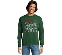 RadioStream Sudadera Ramones Cómic Punk Rock música Festival Concierto (FR/ES, Letras, L, Regular, Regular, Verde)