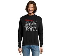 RadioStream Sudadera Ramones Cómic Punk Rock música Festival Concierto (FR/ES, Letras, XXL, Regular, Regular, Negro)