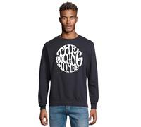 RadioStream Sudadera Rolling-Stones, Estilo Musical Rock, Ropa de Grupo Musical (FR/ES, Letras, M, Regular, Regular, Marino)