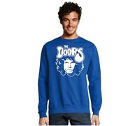RadioStream Sudadera The Doors Grupo, Pop Rock, música conciertos (L, Azul Royal)