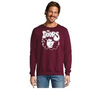 RadioStream Sudadera The Doors Grupo, Pop Rock, música conciertos (L, Burdeos)