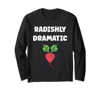 Radishes vegetable funny quote dramatic radish Manga Larga