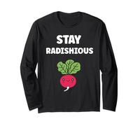 Radishes vegetable funny quote radish Manga Larga