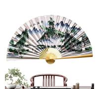 Raditional Plegable Vintage, Giant Wall Fans, Chinese Style Decorative Fan, Elegant Oriental Performance Fan, Large Photography Prop Decor for Music Festival Dance Party Living Room