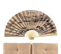Raditional Plegable Vintage, Giant Wall Fans, Chinese Style Decorative Fan, Elegant Oriental Performance Fan, Large Photography Prop Decor for Music Festival Dance Party Living Room