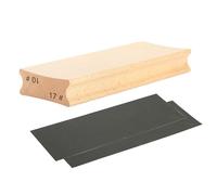 Radius - Bloque de lijado para guitarra de madera, papel pulido, tabla de dedos, bandeja de papel de reparación, cojín de radio de guitarra, bloque de lijado, herramienta de nivelación ampegada