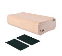 Radius - Bloques de lijado para guitarra, nivelación, bloque de lijado pulido, almohadilla de reparación de diapasón