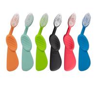 RADIUS Cepillo de dientes para mano derecha, varios colores, 6 unidades