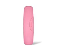 RADIUS Estuche de viaje para cepillo de dientes grande/original/buceo, plástico reciclado sin BPA, portátil para baño, escuela, hogar, camping, rosa pastel