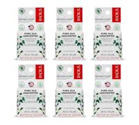 Radius - Hilo dental, natural, seda sin aroma, 30 metros, cuidado bucal compostable y no tóxico, diseñado para ayudar a combatir la placa, pack de 6 unidades