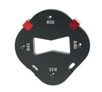 Radius Jig Router Template, Aluminum Alloy Templates, Round Corner Guide, Precision Trimming Tool for Clean Curved Edges, Professional Tables, Workshop, Wood Shop, Carpentry Room