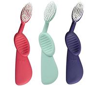 Radius Scuba derecho mano cepillo de dientes, pack de 3