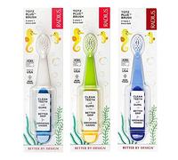RADIUS Totz Plus Brush - Cepillo de dientes para niños sedoso y suave, sin BPA, aceptado por ADA, diseñado para delicados dientes y encías para niños de 3 años en adelante, varios paquetes de 3