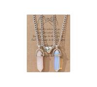 RadiVibe Collar de amistad para mejor amiga, para 2/3/4 amigas, regalos para mujeres, mejores amigas, hermanas, mejores amigas, regalos de cumpleaños, Metal