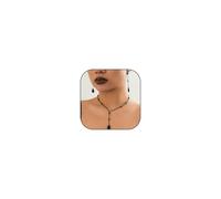 RadiVibe Juego de collar gótico y aretes, collar vintage de gota de sangre de vampiro, collares negros para mujer, aretes de sangre gótica, disfraz de vampiro, Metal, No es una piedra preciosa