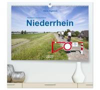 Radland Deutschland - Niederrhein (hochwertiger Premium Wandkalender 2027 DIN A2 quer), Kunstdruck in Hochglanz: Gemütliche Radtouren links und rechts vom Niederrhein