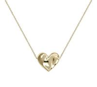 RADLEY Collar de corazón fundido chapado en oro de 18 quilates, talla única, Latón, No es una piedra preciosa