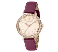 RADLEY Correa de piel chapada en oro rosa de 36 mm, frutas del bosque