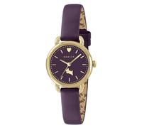 RADLEY Correa de piel imperial chapada en oro de 26 mm, morado, Correa