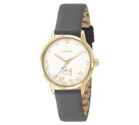 RADLEY Correa de piel uniforme chapada en oro de 35 mm, gris
