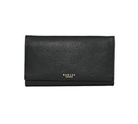 RADLEY London Alba Place - Cartera grande de piel granulada para mujer, color negro