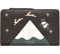 Radley London - Cartera plegable de piel para mujer, color marrón roble oscuro