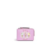 RADLEY London Feeling Sweet - Tarjetero pequeño para mujer, de cuero, delgado, organizador de tarjetas con cremallera y bolsillo para monedas, color rosa