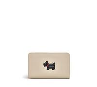 RADLEY London Heritage - Cartera de piel para mujer, tamaño mediano, plegable, color gris paloma, gris, M, Clásico