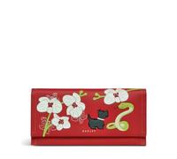 RADLEY London Lunear New Year - Cartera grande de cuero con solapa para mujer, color carmesí, Carmesí