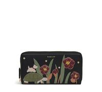 RADLEY London Midnight Wanderer - Bolso grande de piel con cremallera alrededor para mujer, Porcini, Black