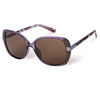 Radley London MORWENNA Women's Sunglasses, Gloss Purple Crystal, 57 mm