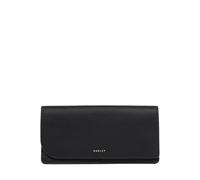 RADLEY London Pockets - Monedero plegable grande de cuero negro Matinee, solapa curvada, bolsillo para monedas con cremallera y bolsa para el polvo, 17,5 x 10 x 2,5 cm, Black, L, Moderno