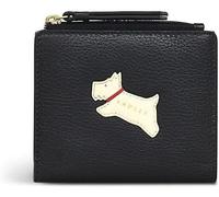 Radley London Radley Respects - Cartera plegable de piel granulada pequeña para mujer, color negro