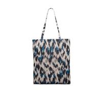 Radley London Responsible - Bolso de hombro plegable para mujer, diseño abstracto de animales en azul y tiza