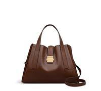 RADLEY London Sloane Mews - Bolso de piel con cremallera superior para mujer, chocolate, Medium